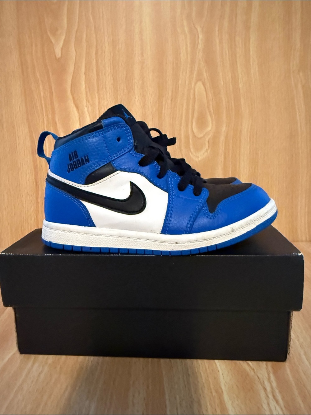 Nike Air Jordan 1 Retro Mid Kid’ Blue/Black/White
